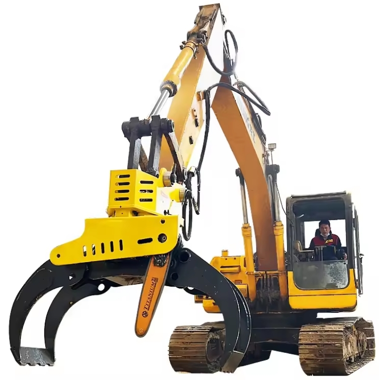 grapple saw for mini excavator