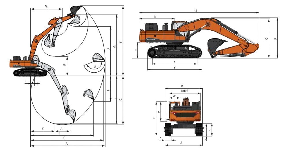 Large excavator-DX520LC-C-Basic parameters.jpg