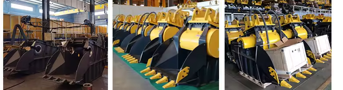 Related photos of excavator crusher bucket