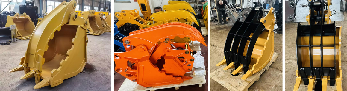 Related photos of TianGe Excavator Thumb Bucket/ Clamp Buckets