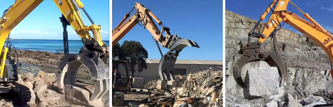 Application Realistic Photos of Mechanical Grapple